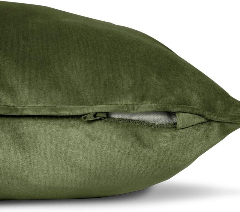 Fatboy King Throw Pillow | Velvet - Recycled | Pilling resistant | Hugh hefner approved | Removable cover | Designed for indoor use only | 66x40 cm - Deep Green - Image 2